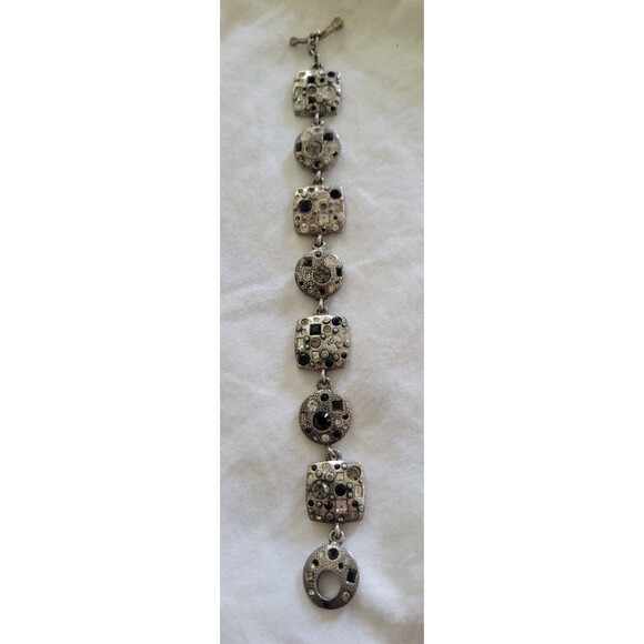 Jewelry - Patricia Locke Swarovski Mythic Collection Gold Tone Multi-Crystal Bracelet